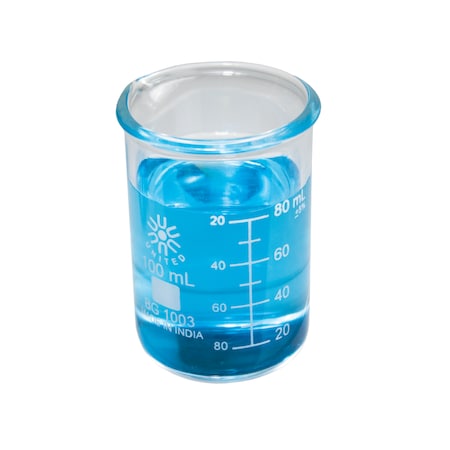 United Scientific Beakers, Low Form, Heavy Duty, 100, PK 12 BG1003-100